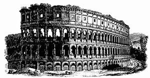 Drawing of the Colosseum